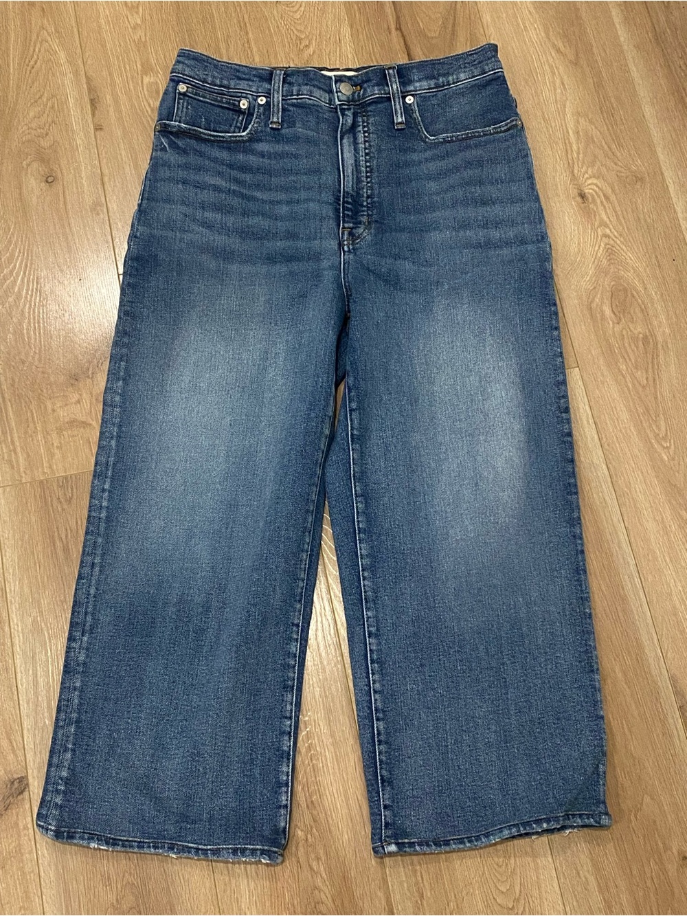 MADEWELL Slim Wide-leg Crop